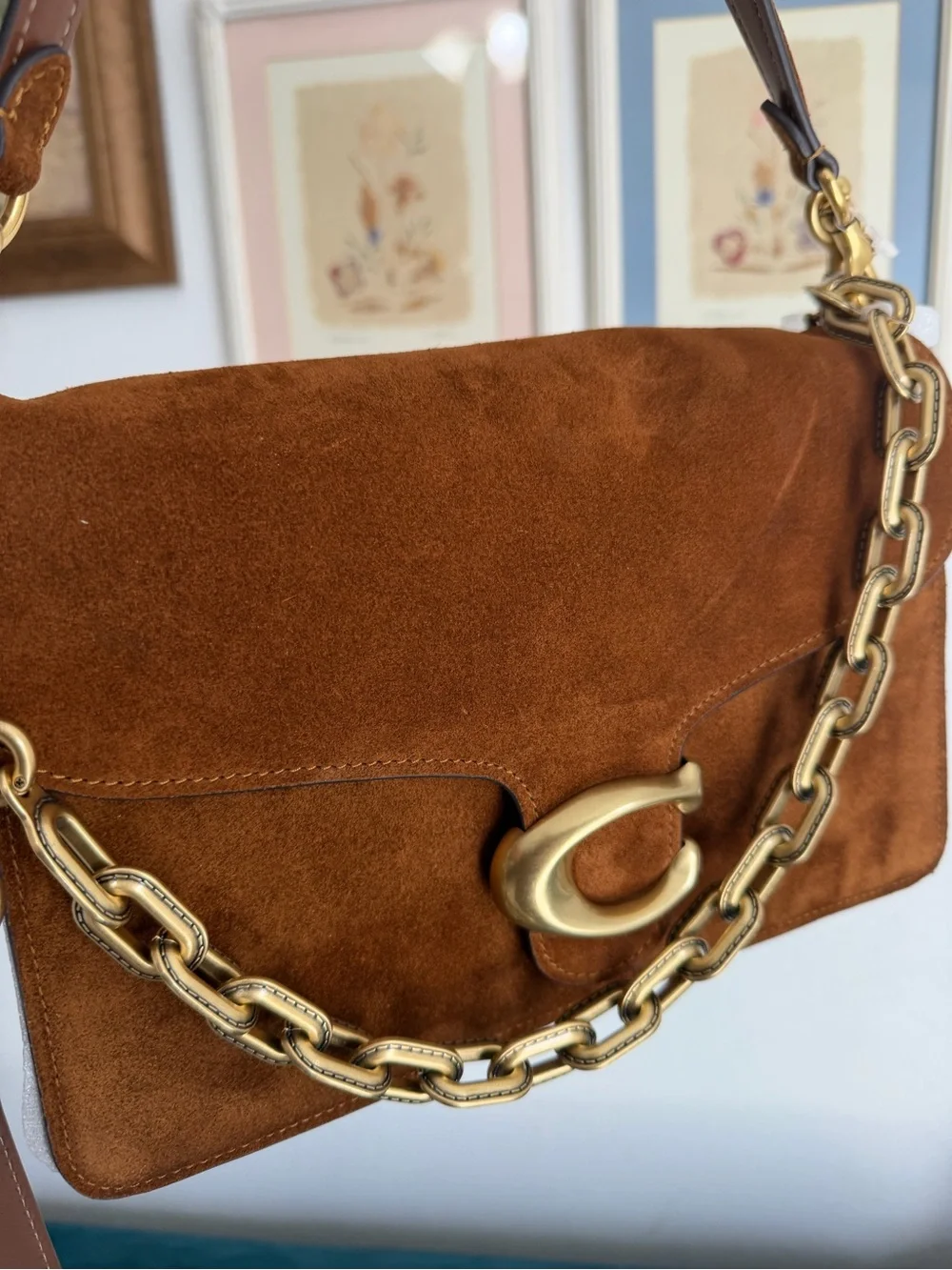 NWT Coach Tabby Shoulder Bag in Warm Brown
